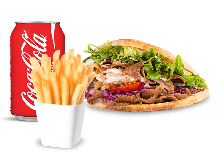 1 Menu sandwich kebab ou 1 menu pita kebab offert pour 105 points cumuls